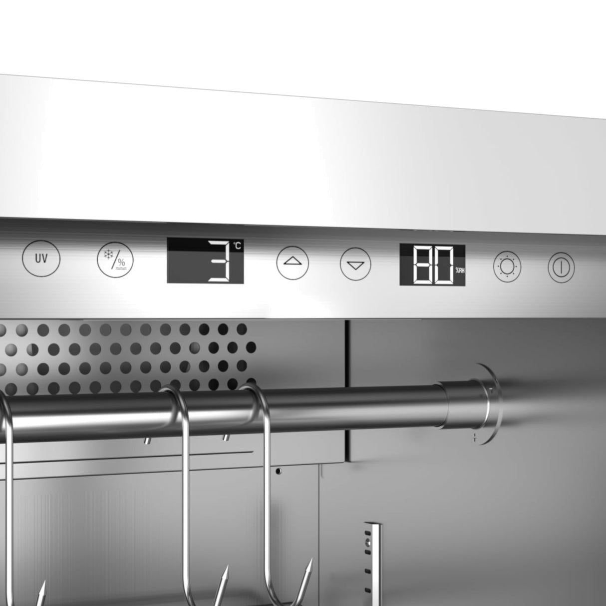 Caso DryAged Master - 125, kødmodningsskab, 125L, Rustfrit stål