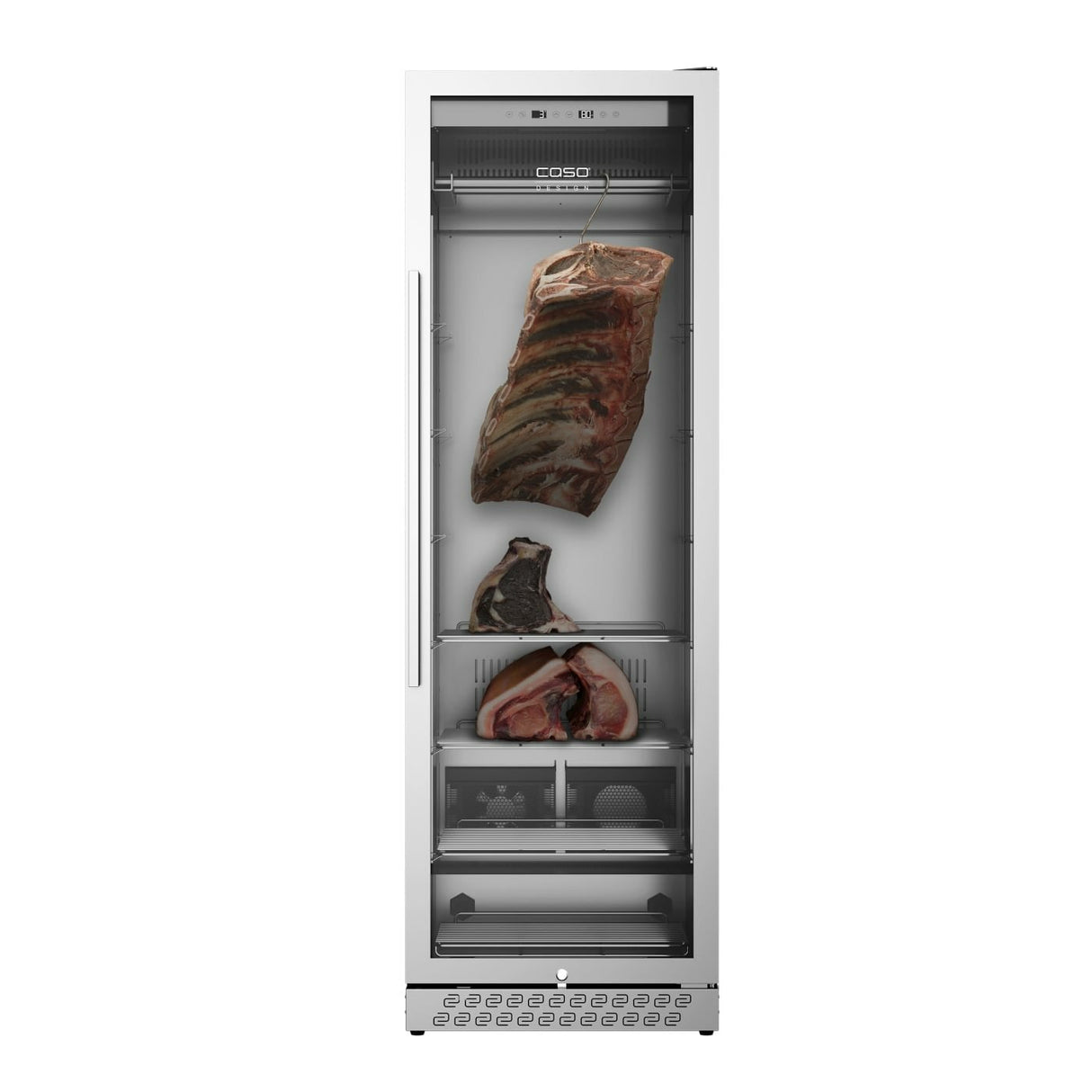 Caso DryAged Master - 380 Pro, kødmodningsskab, 380L, Rustfrit stål