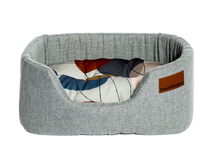 Colour Block Silver Lux Slumber Bed S