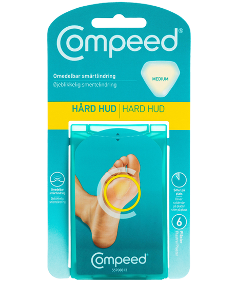 Compeed Har Hud Plaster Medium - Compeed