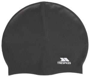 Denon- Unisex Swimming Cap - Black - Trespass