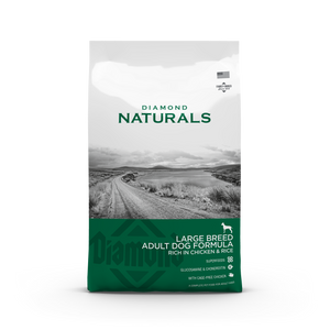 Diamond Naturals Large Breed Adult Chicken & Rice 15 kg — 2 sække