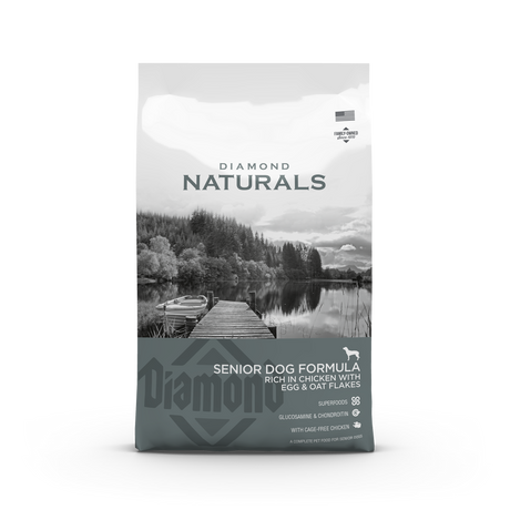 Diamond Naturals Senior Dog ChickenEgg & Oat 15 kg — 2 sække