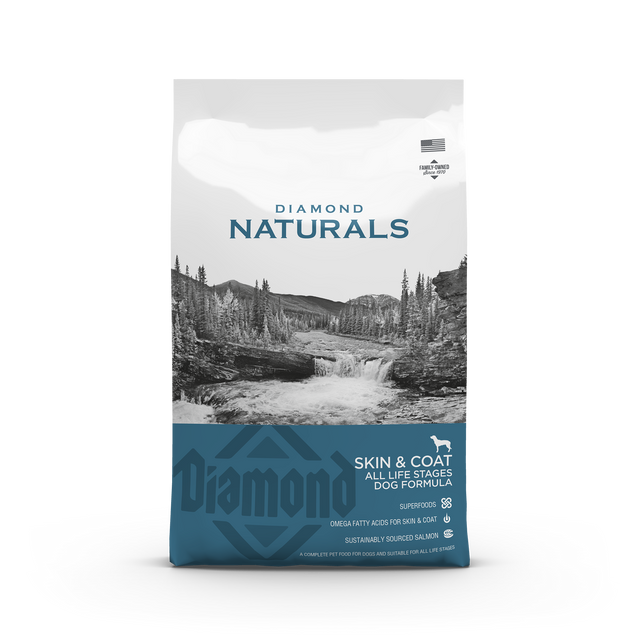 Diamond Naturals Skin & Coat All Life stage 15 kg — 2 sække