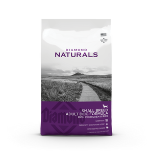 Diamond Naturals Small Breed Adult Dog Chicken & Rice 15 kg — 2 sække