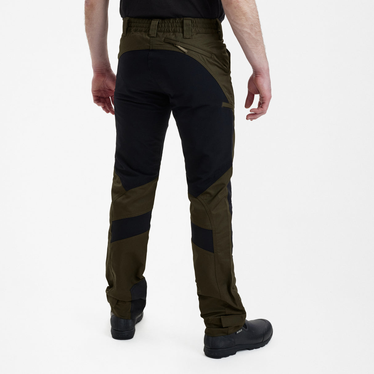 Rogaland Stretchbukser med kontrast - Kort - Deerhunter - Adventure Green