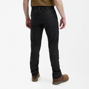 Rogaland Stretchbukser med kontrast - Kort - Deerhunter - Black