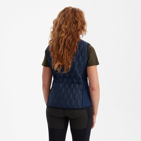 Lady Mossdale quiltet vest Dress Blues -  Deerhunter