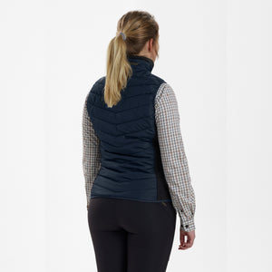 Lady Caroline Vatteret Vest - Blue - Deerhunter