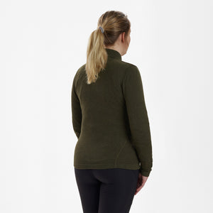 Lady Darlington Strikcardigan - Green - Deerhunter