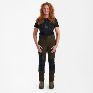 Lady Northward Bukser - Green/Black - Deerhunter