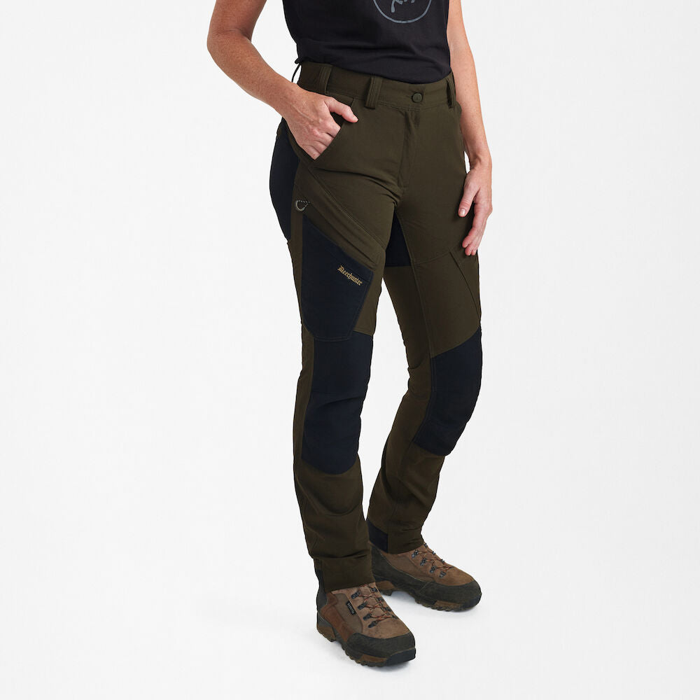 Lady Northward Bukser - Green/Black - Deerhunter