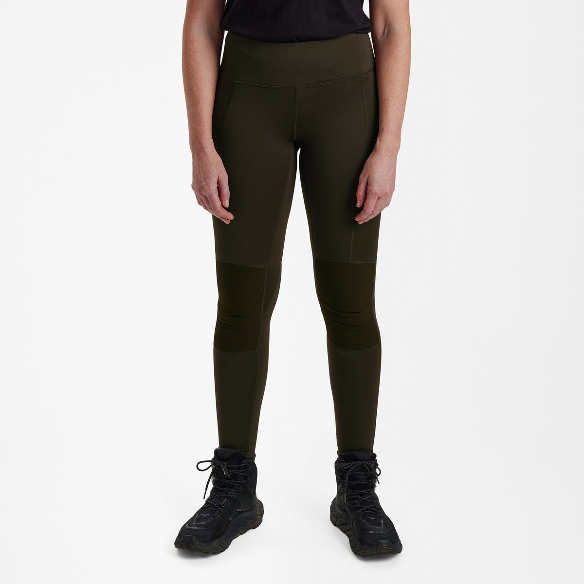 Lady Forstærkede Tights - Art Green - Deerhunter
