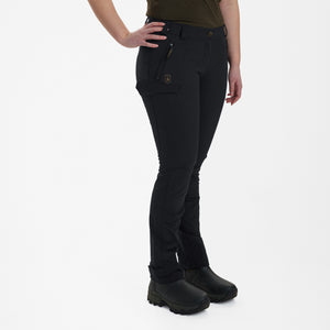 Lady Ann Full Stretch Bukser - Black - Deerhunter