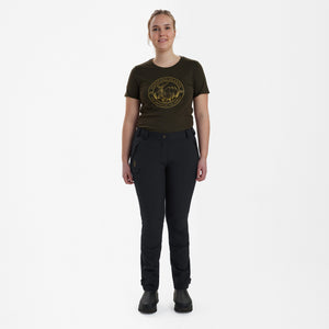 Str. 38 - Lady Ann Full Stretch Bukser - Black - Deerhunter - Ombytningsvare
