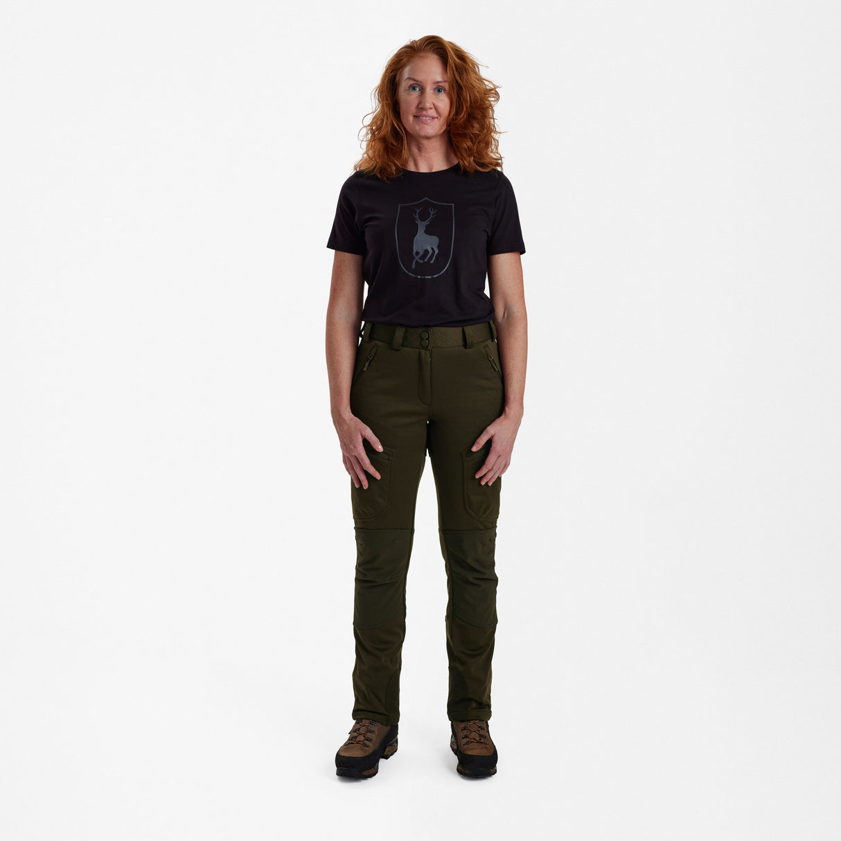 Lady Excape Softshell-bukser Art Green -  Deerhunter