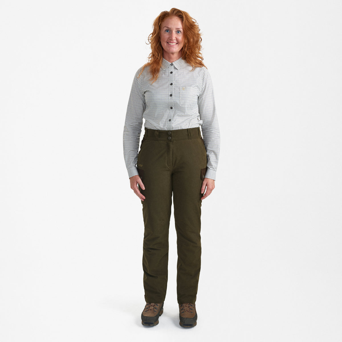 Lady Eagle Bukser Tarmac Green - Deerhunter