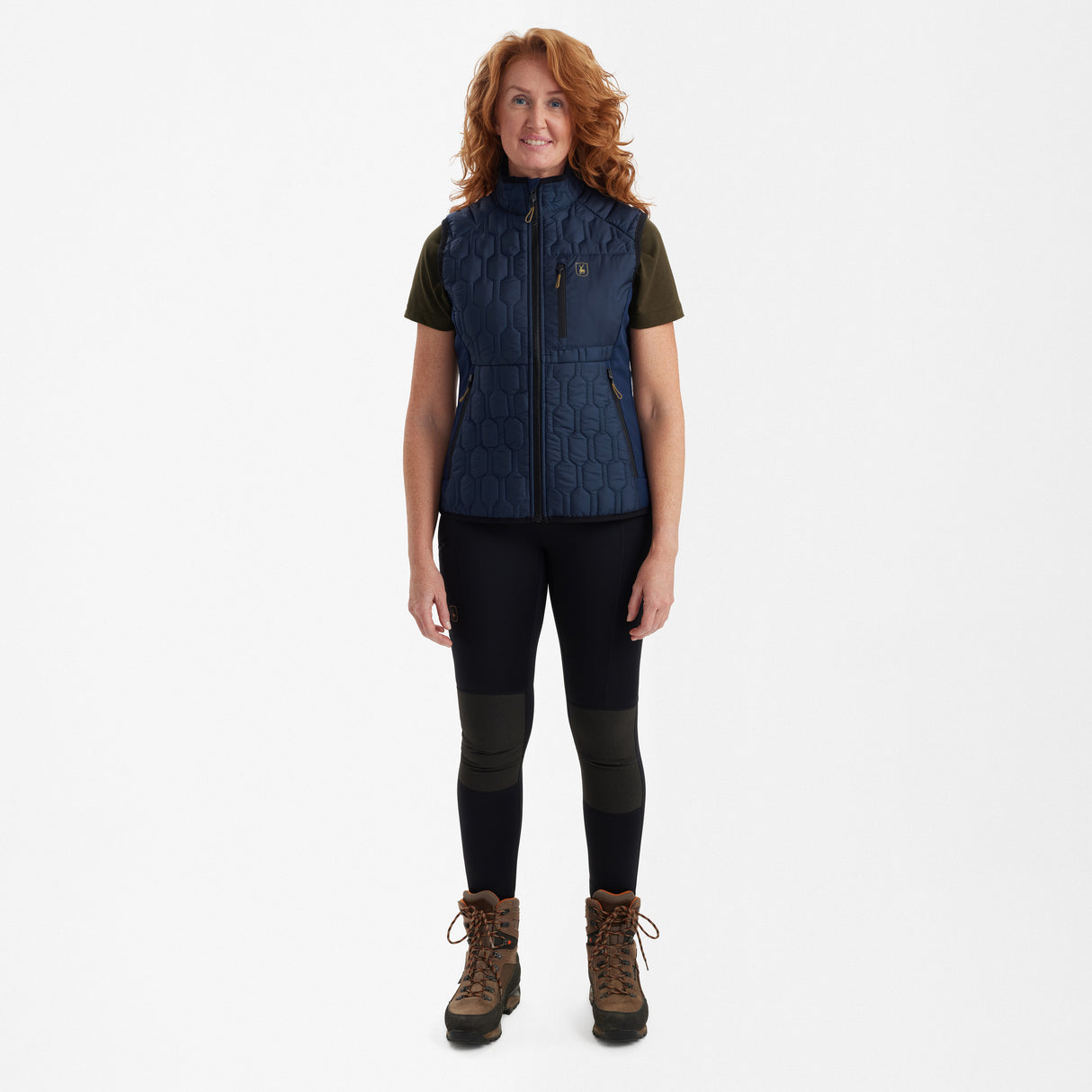 Lady Mossdale quiltet vest Dress Blues -  Deerhunter