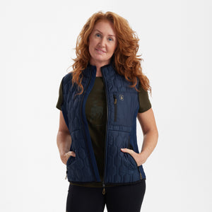 Lady Mossdale quiltet vest Dress Blues -  Deerhunter
