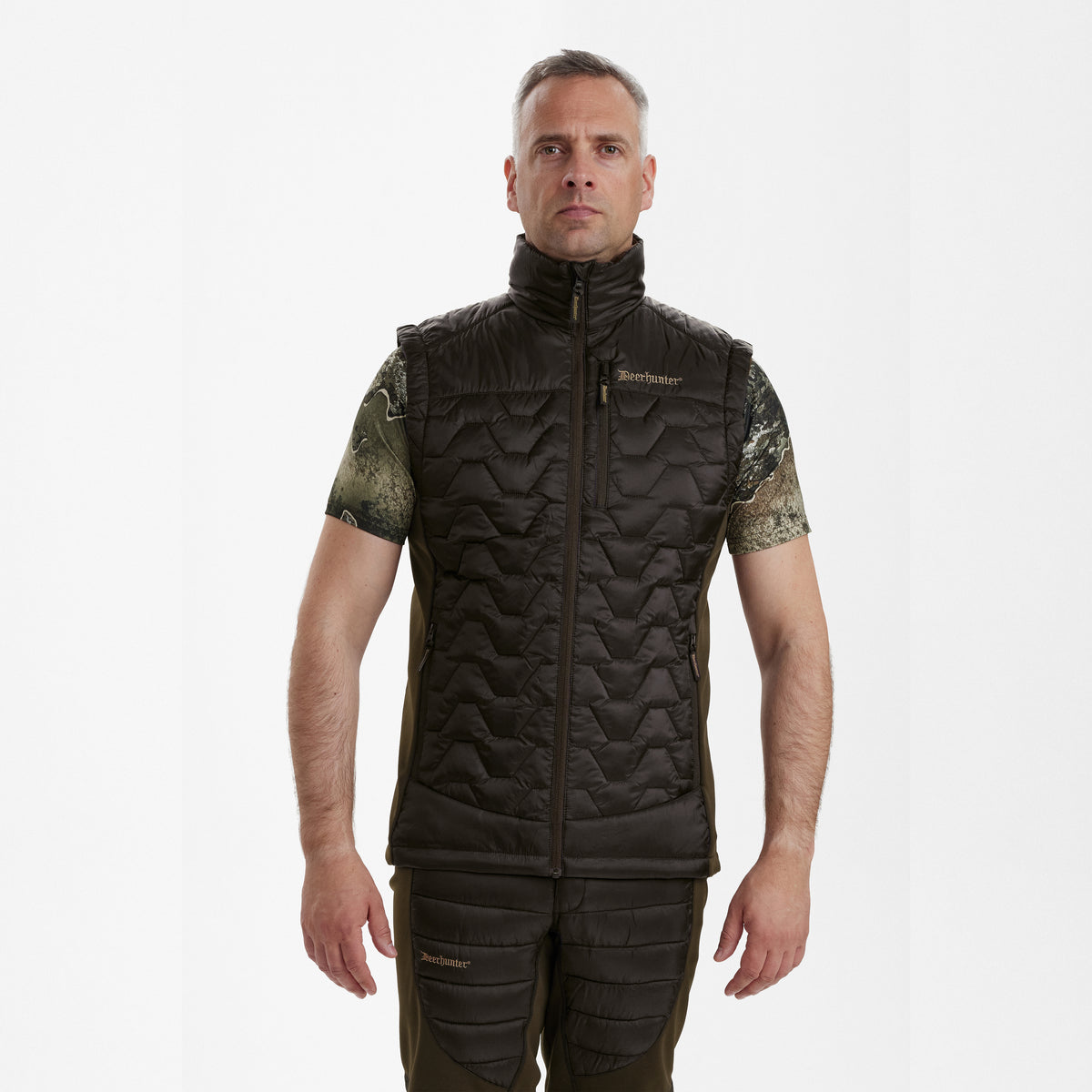 Excape Quilted Vest - Green - Deerhunter