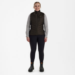 Lady Caroline Vatteret Vest - Brown - Deerhunter