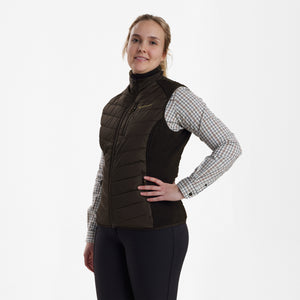 Lady Caroline Vatteret Vest - Brown - Deerhunter