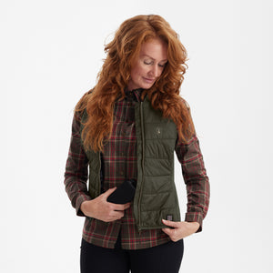 Lady Heat Indervest - Green - Deerhunter