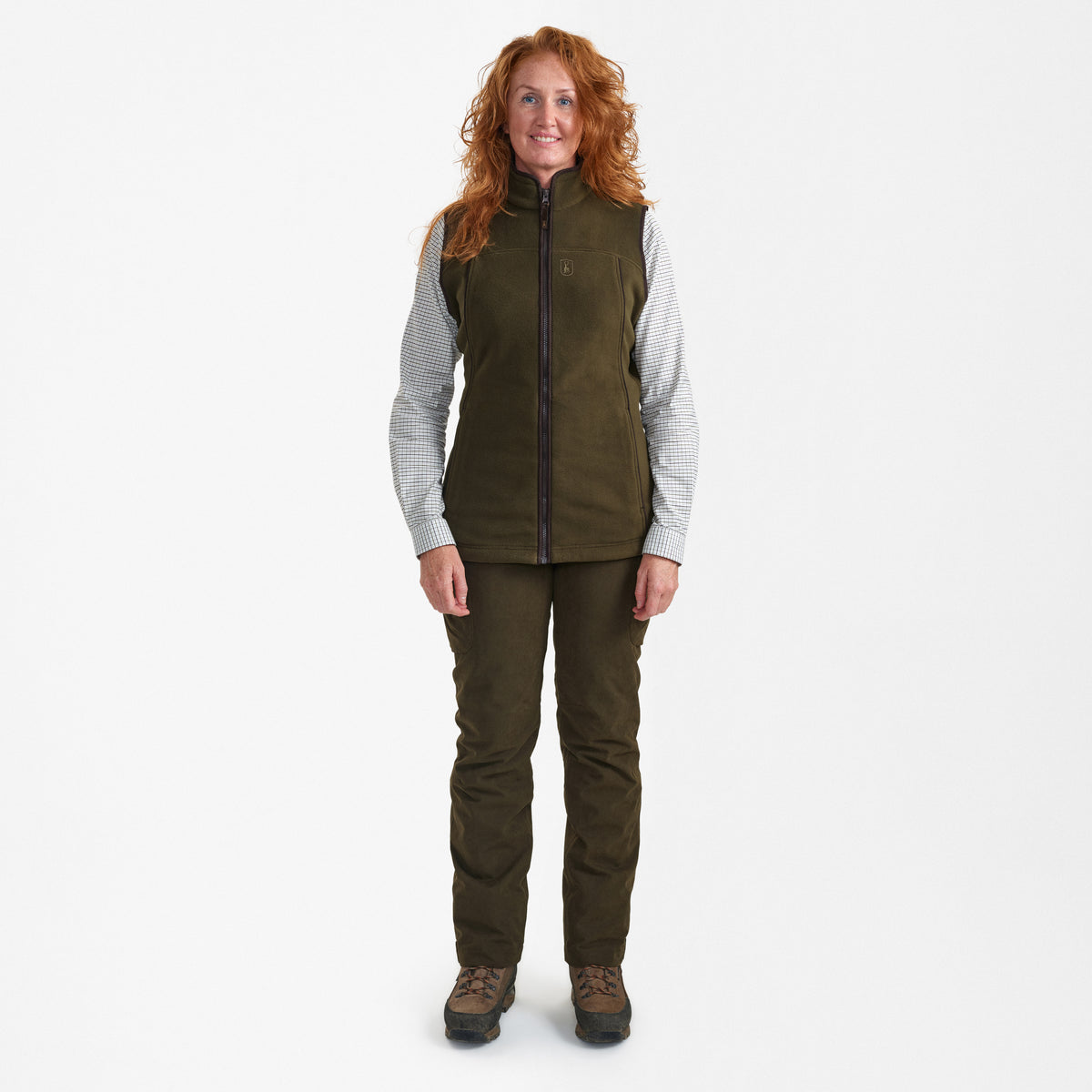Lady Eagle Fleece Vest Tarmac Green - Deerhunter