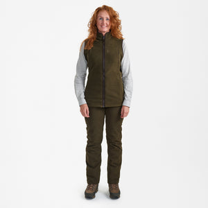 Lady Eagle Fleece Vest Tarmac Green - Deerhunter