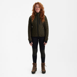 Lady Mossdale quiltet jakke Forest Green -  Deerhunter