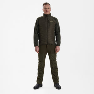 Moor Vatteret Jakke med strik - Green - Deerhunter