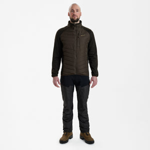 Moor Vatteret Jakke med strik - Brown - Deerhunter