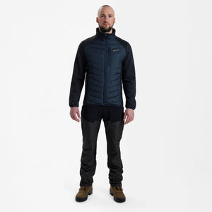 Moor Vatteret Jakke med strik - Blue - Deerhunter