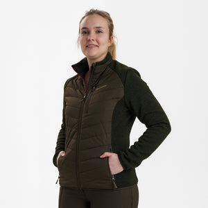 Lady Caroline Vatteret Jakke - Green - Deerhunter