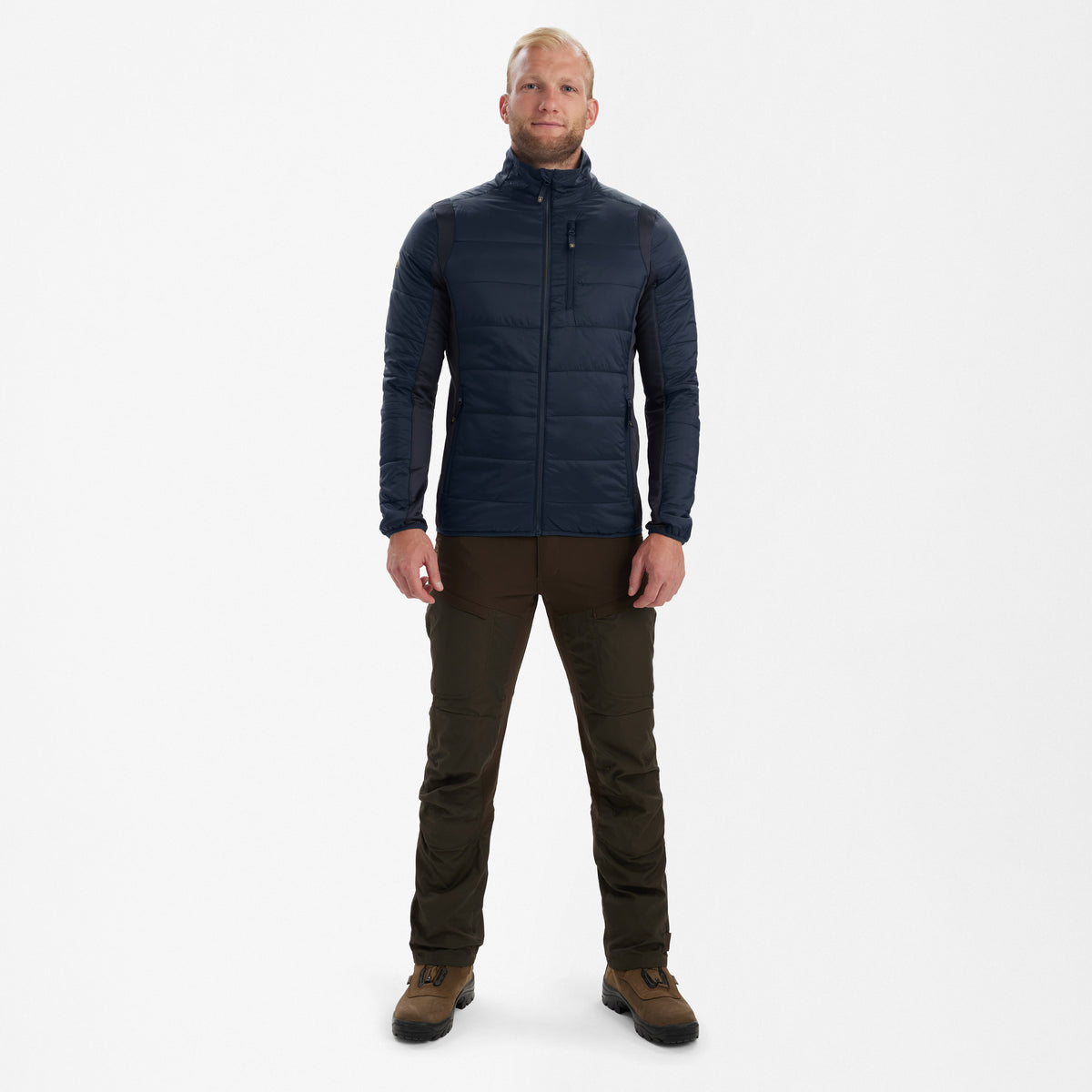 Heat vatteret jakke - Dark Blue - Deerhunter