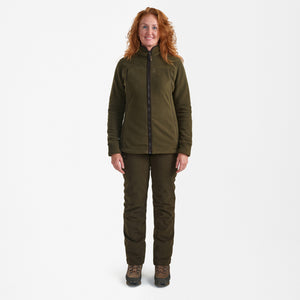 Lady Eagle Fleece Jakke Tarmac Green - Deerhunter
