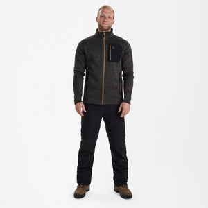 Sarek Strikjakke - Dark Grey - Deerhunter