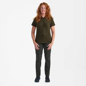 Lady Harriet Poloshirt Deep Green - Deerhunter