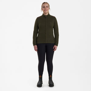 Lady Darlington Strikcardigan - Green - Deerhunter