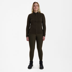 Lady Darlington Strikcardigan - Dark Elm - Deerhunter