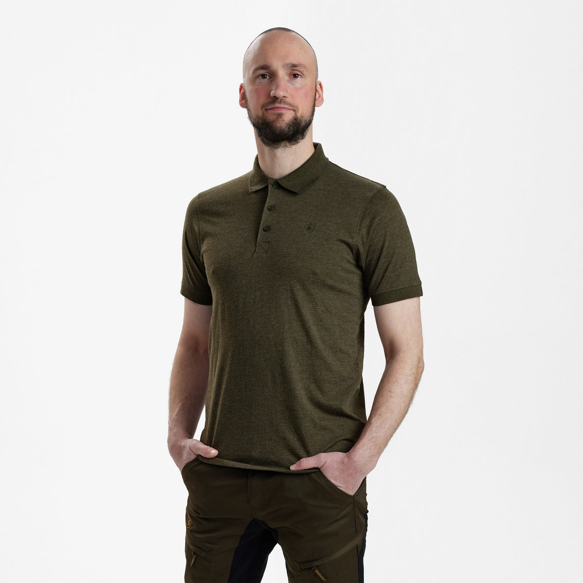 Gunnar Poloshirt - Green - Deerhunter