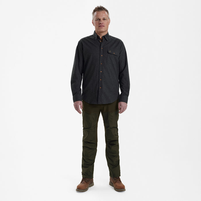 Liam skjorte Black Ink -  Deerhunter