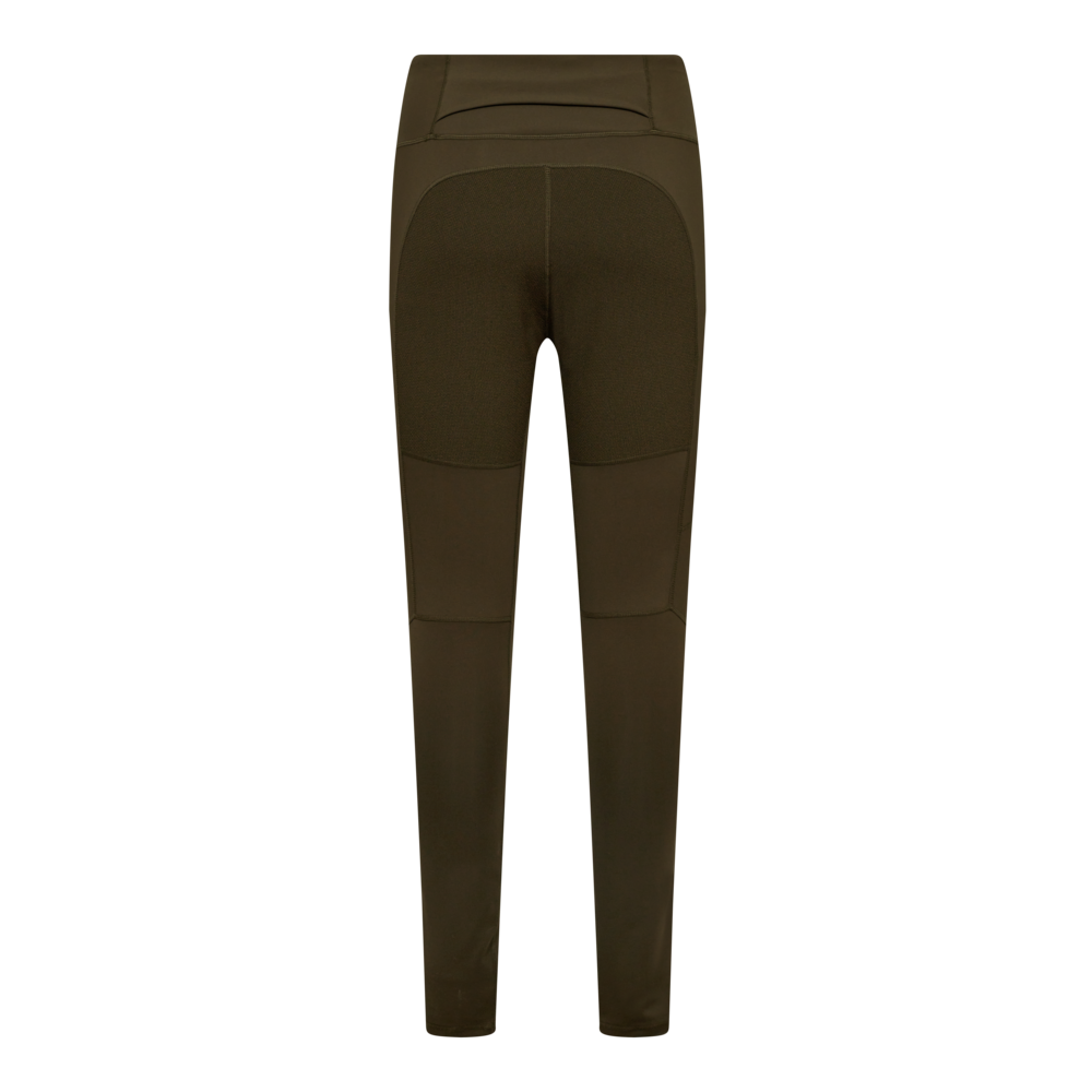 Lady Forstærkede Tights - Art Green - Deerhunter