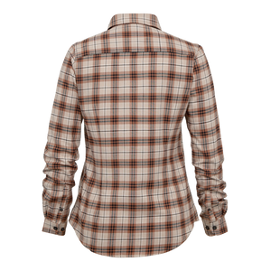 Lady Louisa skjorte Orange Check - Deerhunter