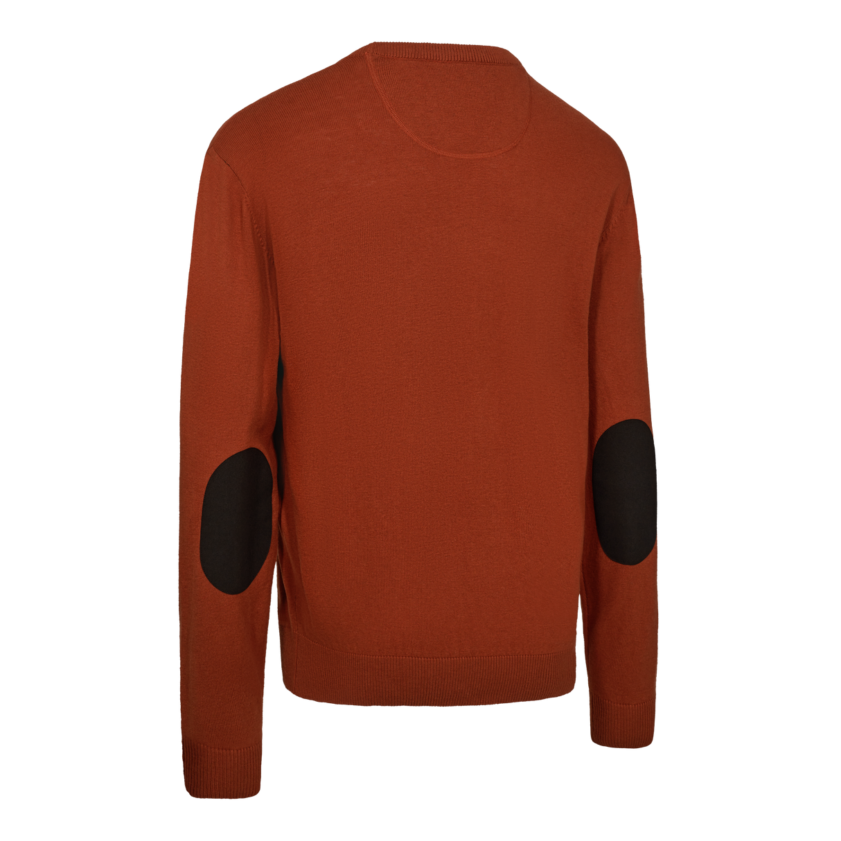 Harrington Strik med rund hals - Oak Rust Melange - Deerhunter