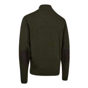 Harrington Strik med lynlås hals - Forest Ember Melange - Deerhunter