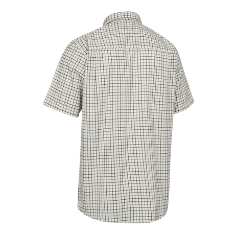 Gavin Skjorte S/S - Beige Check - Deerhunter