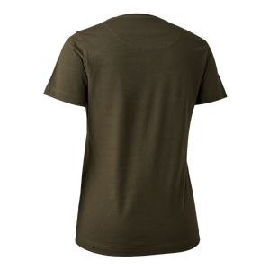 Lady T-shirt med logo Fallen Leaf -  Deerhunter