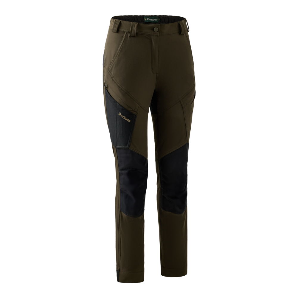 Lady Northward Bukser - Green/Black - Deerhunter