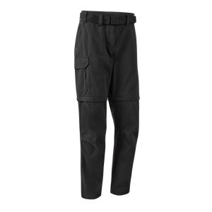 Lady Slogen Zip-Off Bukser - Black Ink - Deerhunter